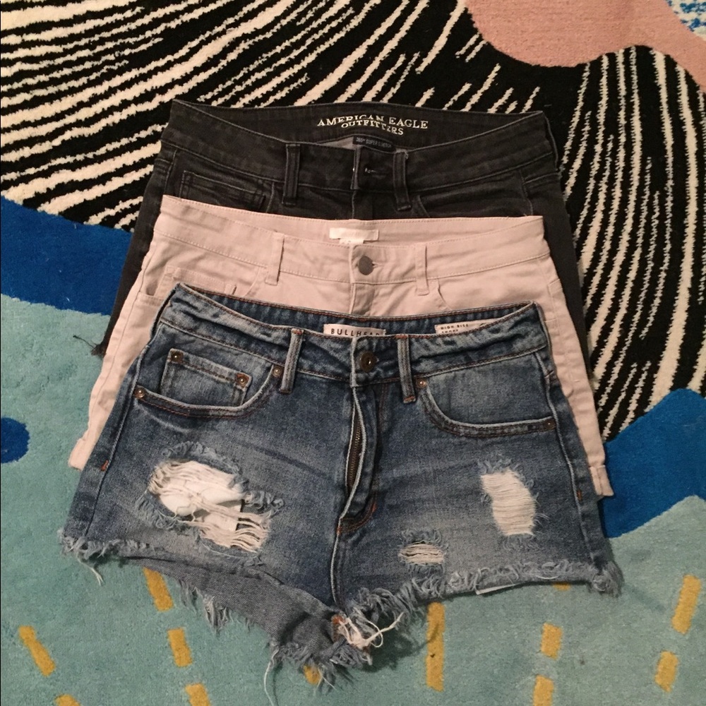American Eagle Pac Sun High Waisted Shorts